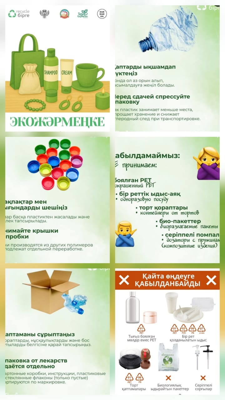 Эко Науқан   «Қоқысты сұрыптайық – болашақты қорғайық!»  I-кезең